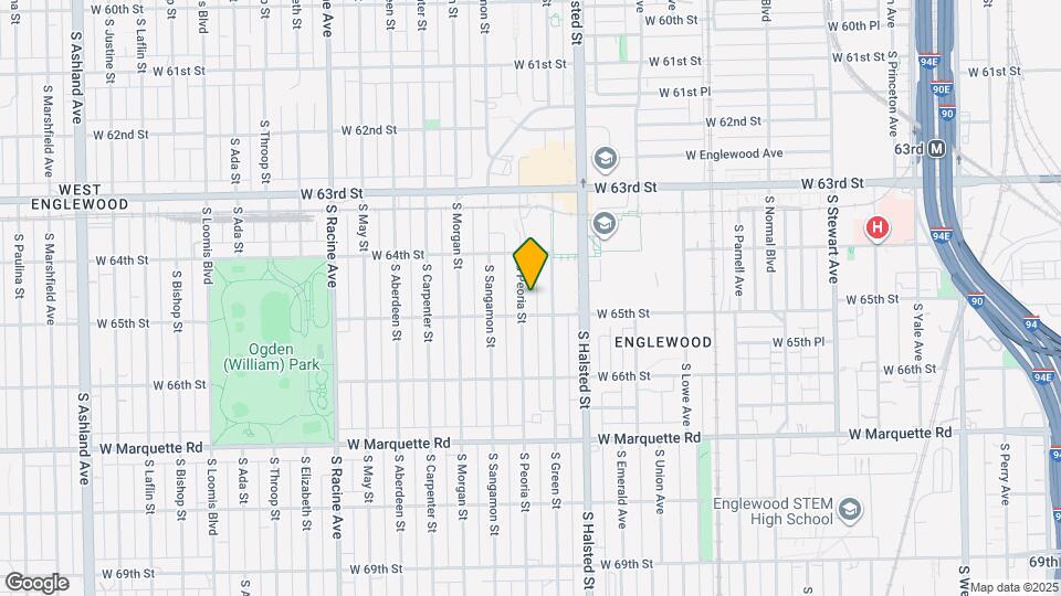 6443 S Peoria St Map and Location Details