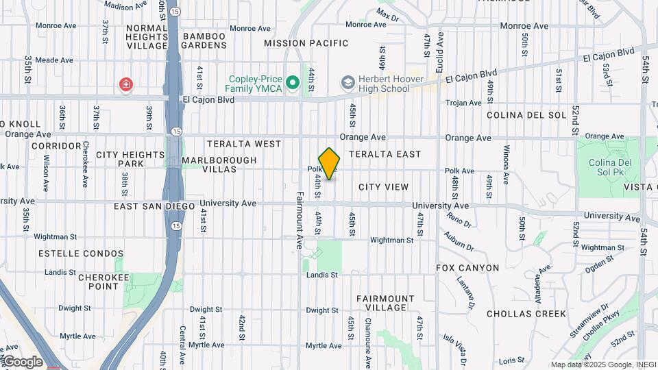 4054 Highland Ave Mapa y Detalles de la Ubicación