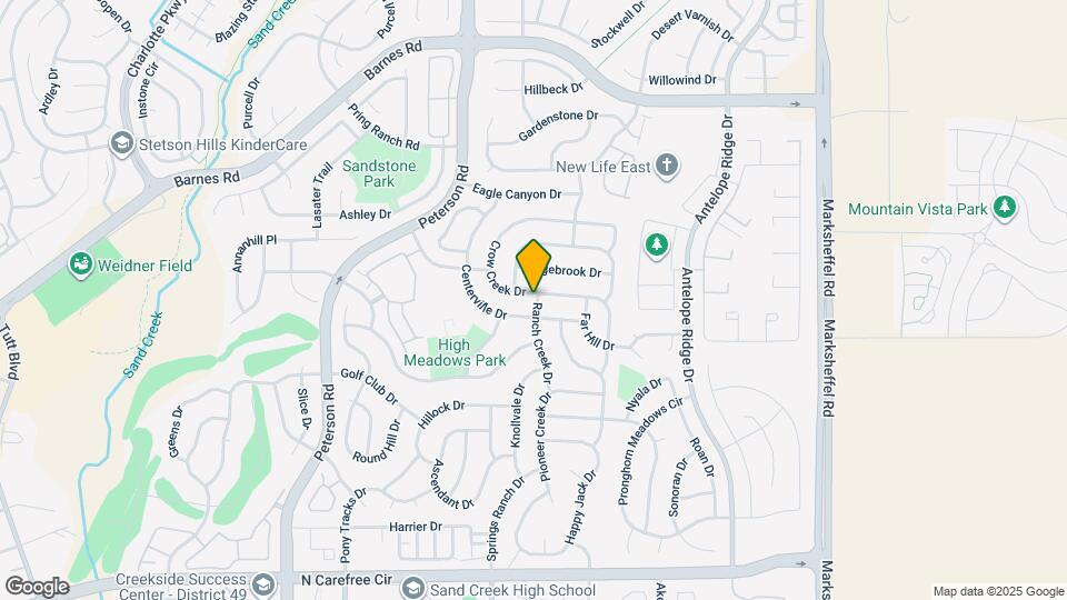 4394 Crow Creek Dr Map and Location Details