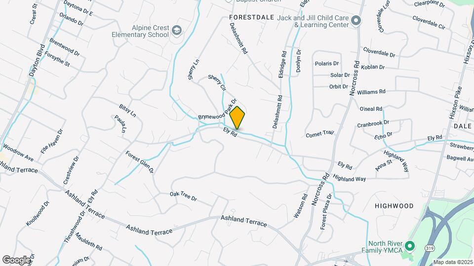 923 Ely Rd Map and Location Details