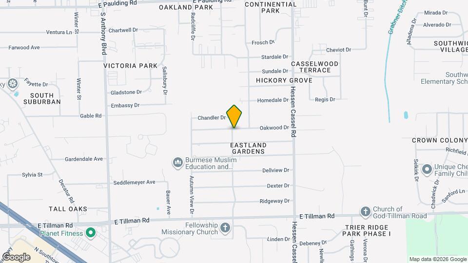 2802 Oakwood Dr Map and Location Details