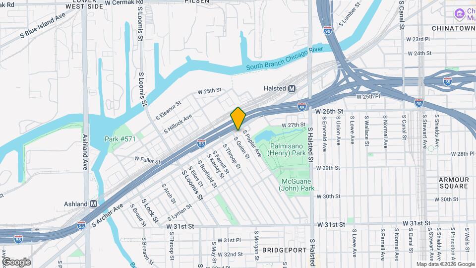 2727 S Archer Ave Map and Location Details