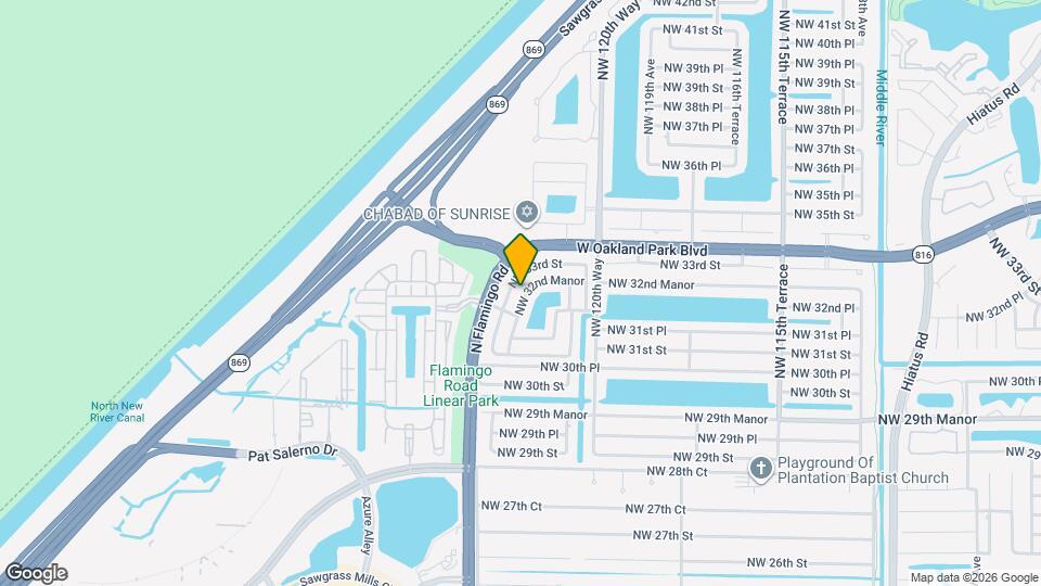 3247 NW 123rd Ave Map and Location Details