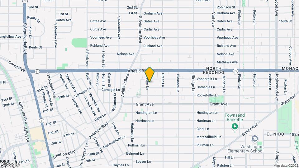 1804 Flagler Ln Map and Location Details