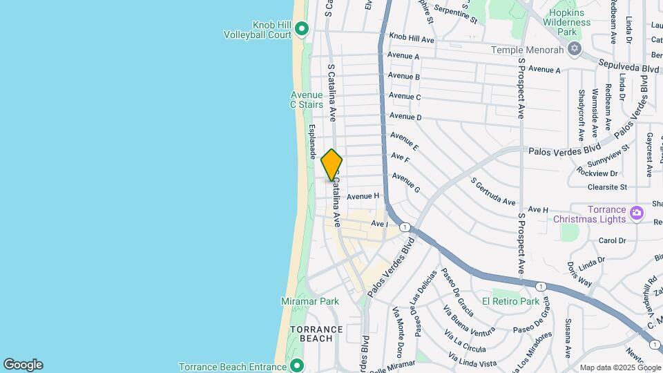 1505 S Catalina Ave Map and Location Details