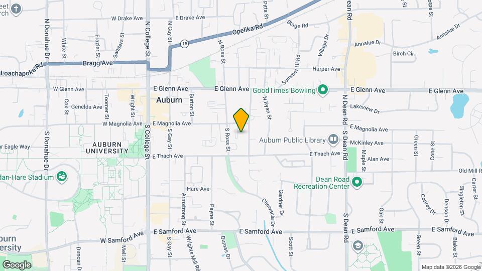 122 South Debardeleben Street, Unit A Mapa y Detalles de la Ubicación