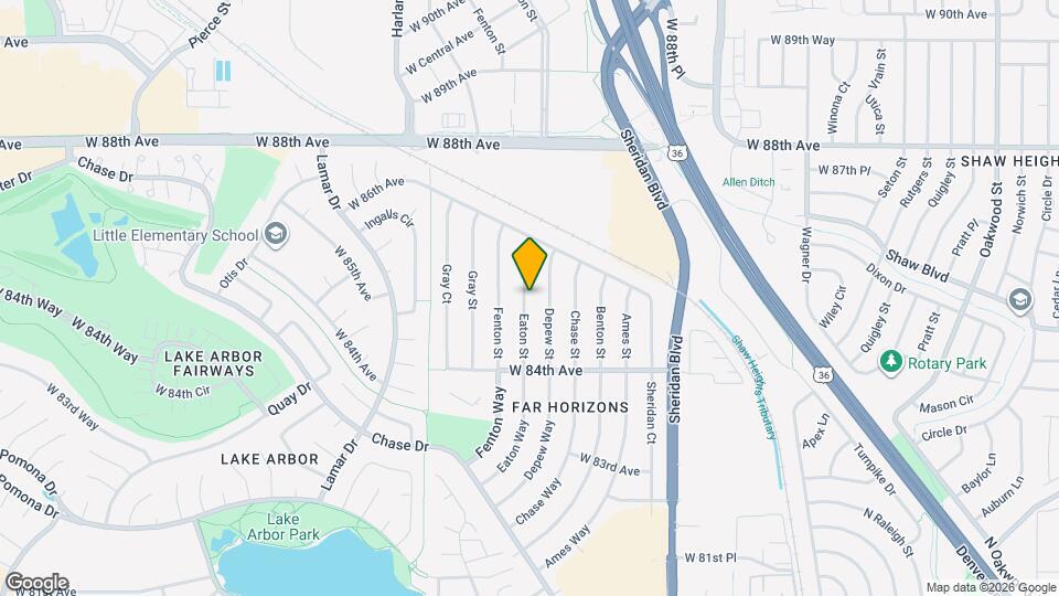 8506 Eaton St Map and Location Details