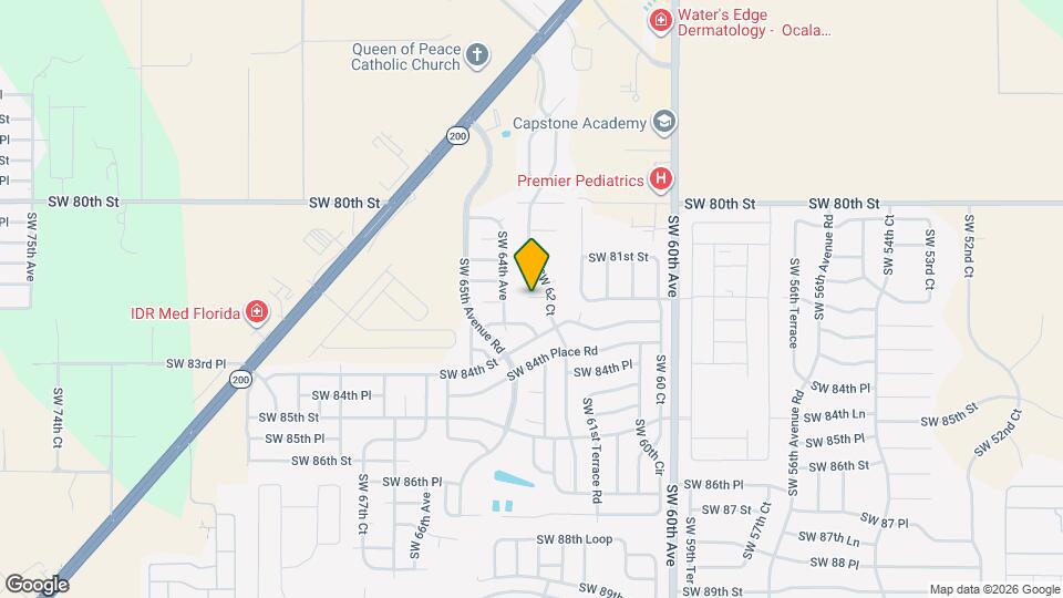 6360 SW 82nd Pl Map and Location Details