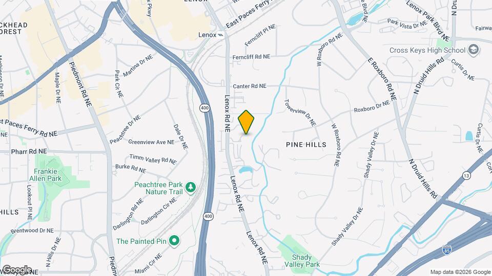 3047 Lenox Rd NE Map and Location Details