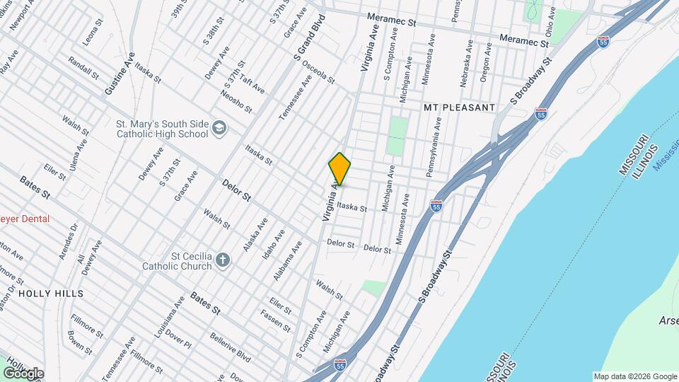 4636 Virginia Ave Mapa y Detalles de la Ubicación