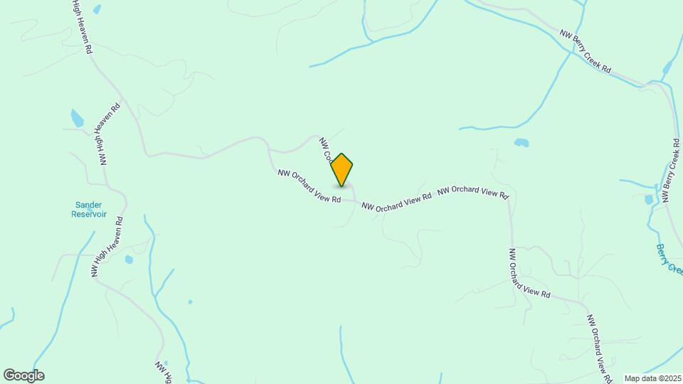 16540 NW Orchard View Rd Map and Location Details