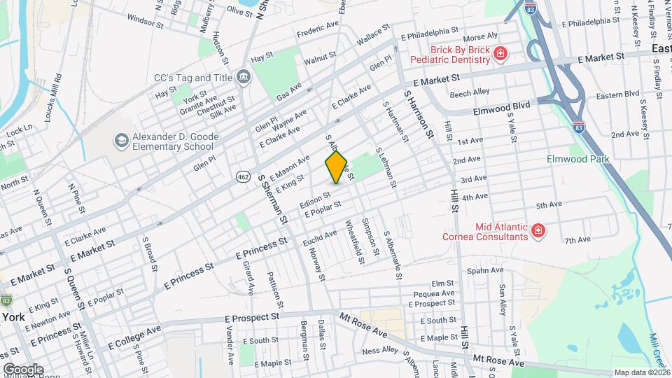 975 Edison St Map and Location Details