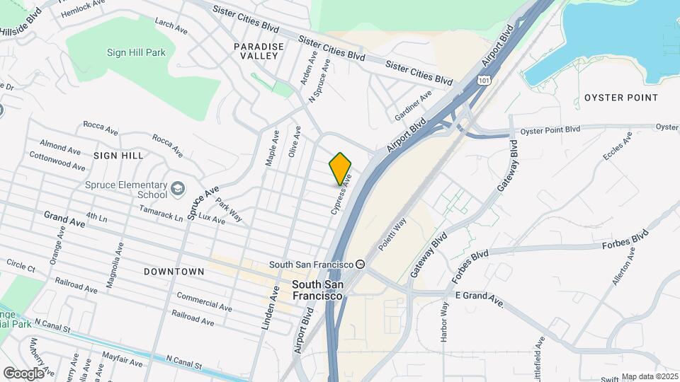 723 Cypress Ave Map and Location Details
