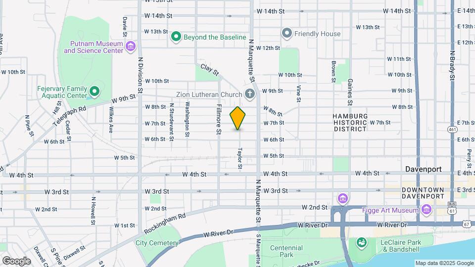 614 Taylor St Map and Location Details