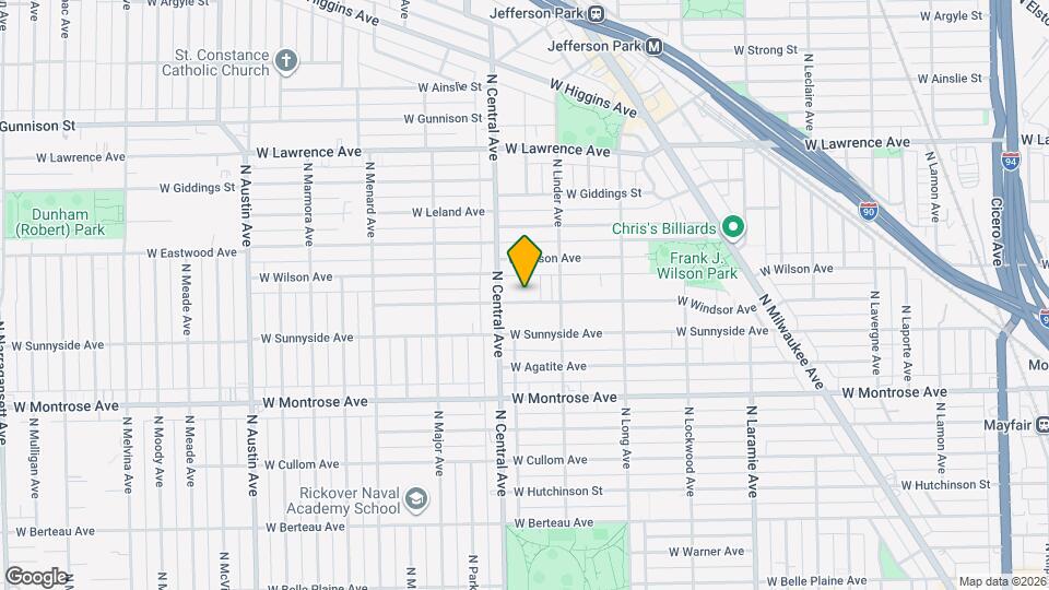 5536 W Windsor Ave, Unit 1 Map and Location Details