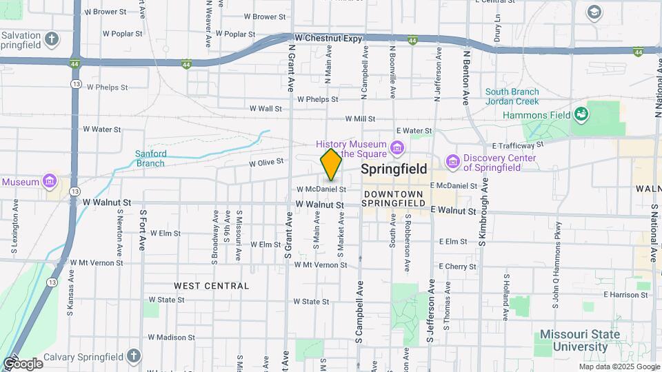 515 W McDaniel St Map and Location Details