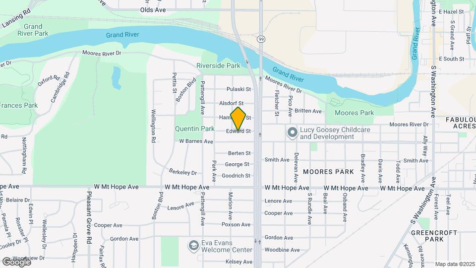 1213 Edward St Map and Location Details