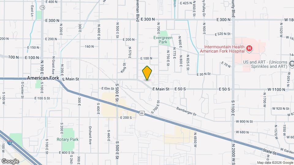 649 E Main St Map and Location Details