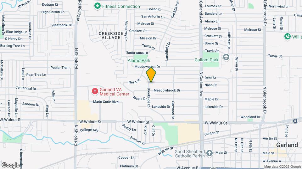 1560 Nash St Map and Location Details