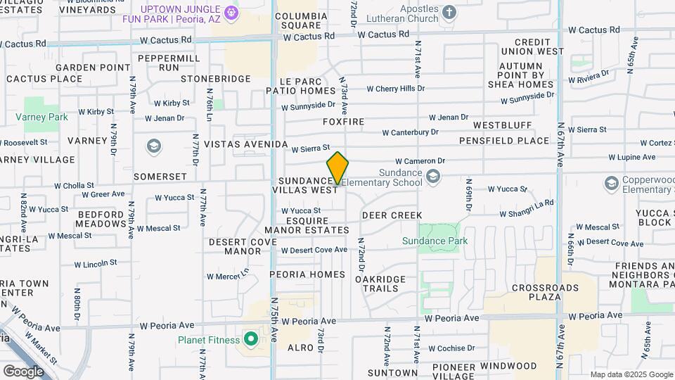 7317 W Greer Ave Map and Location Details