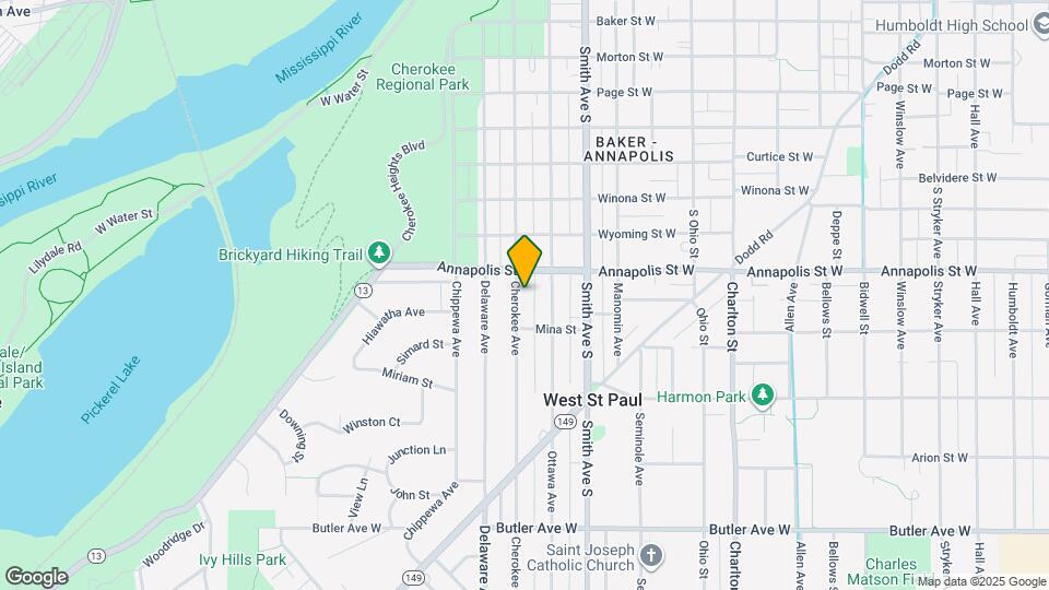 906 Cherokee Ave Map and Location Details