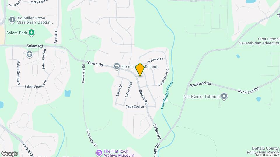 5728 Salem Rd Map and Location Details