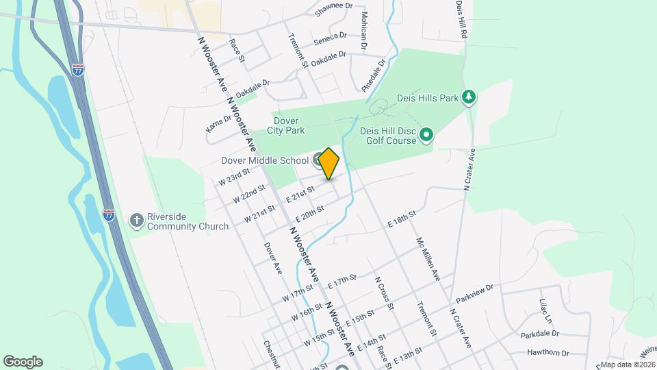 230 E 21st St Map and Location Details