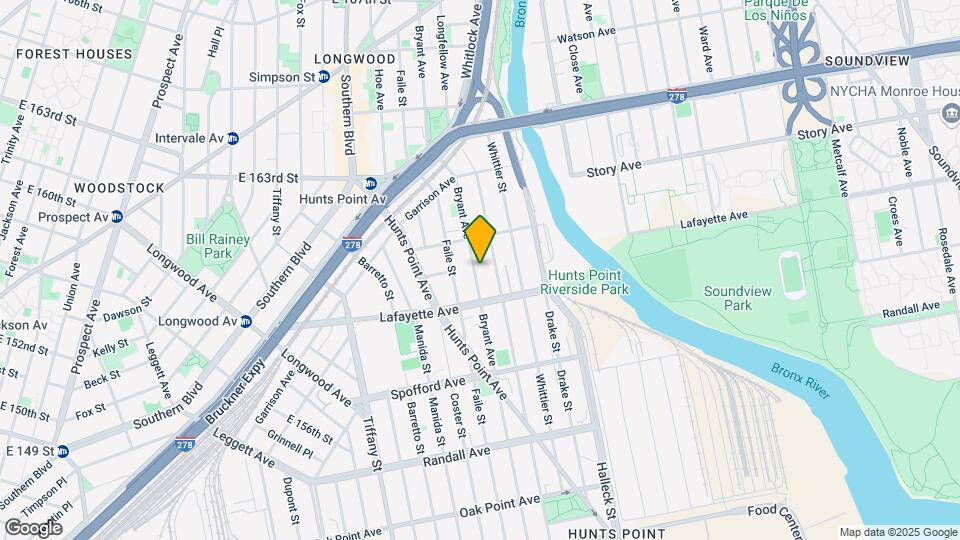 832 Bryant Ave, Unit 3 Map and Location Details