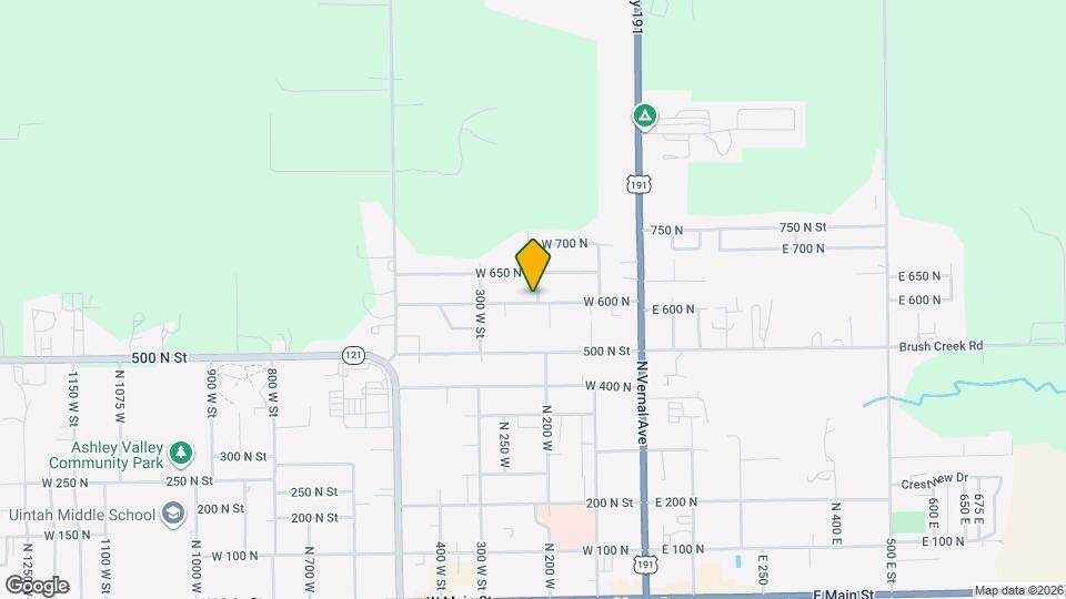 609 N 200 W Map and Location Details