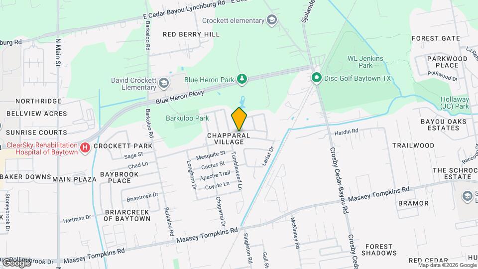 1505 Packsaddle Ln Map and Location Details