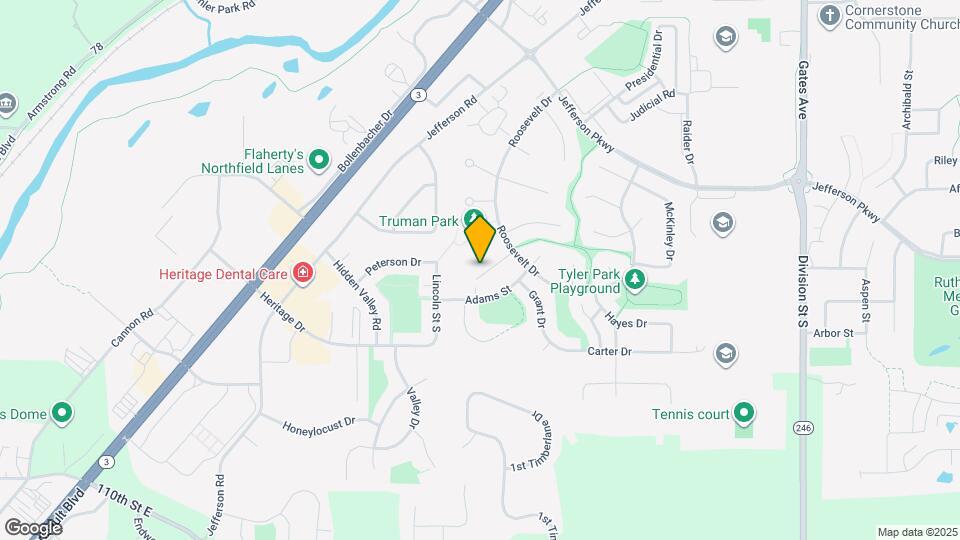 1920 Roosevelt Dr Map and Location Details