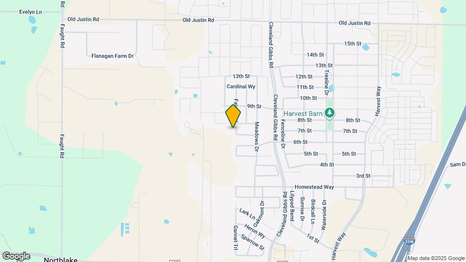 709 Falcon Rd Map and Location Details