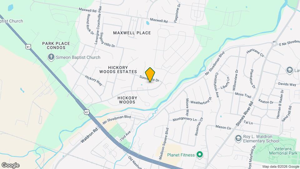 608 Birchbrook Ct Map and Location Details