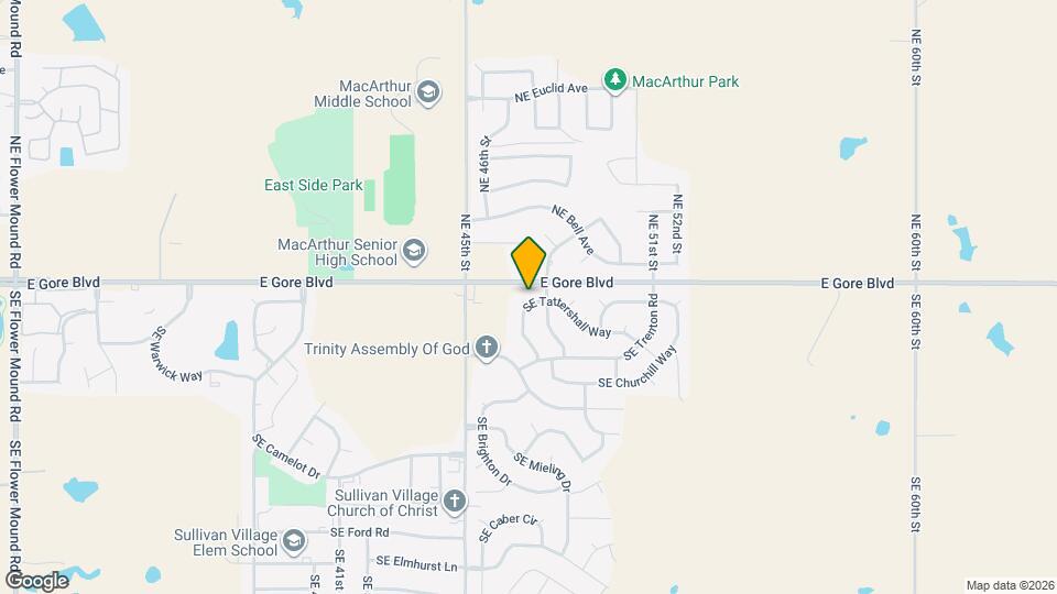 105 SE Tattershall Way Mapa y Detalles de la Ubicación