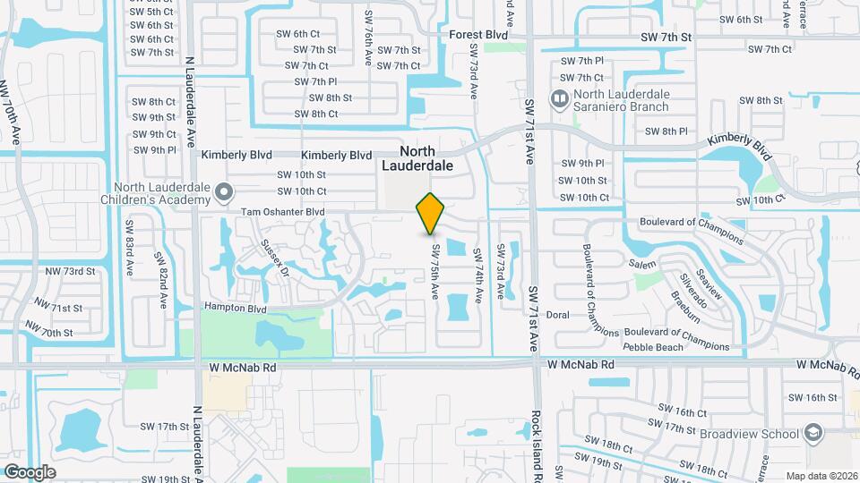 1216 SW 75th Ave Map and Location Details