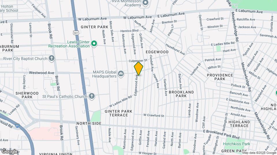 3223 Edgewood Ave Map and Location Details