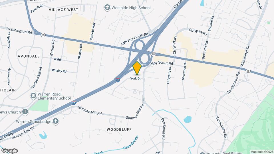 2615 York Dr Map and Location Details