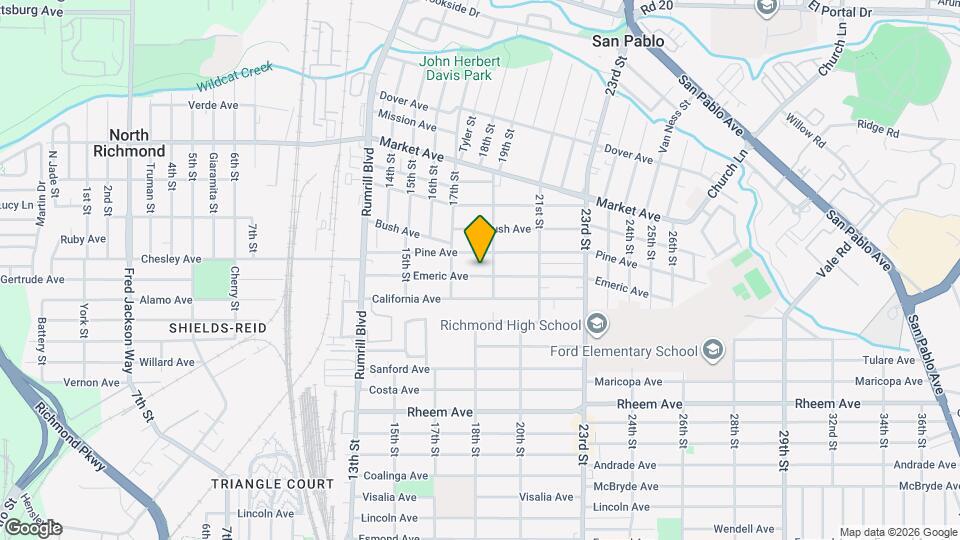 1755 Emeric Ave Map and Location Details