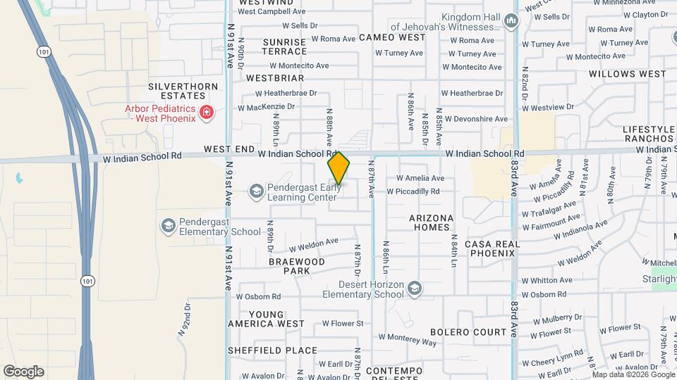 4002 N 88th Ave Map and Location Details