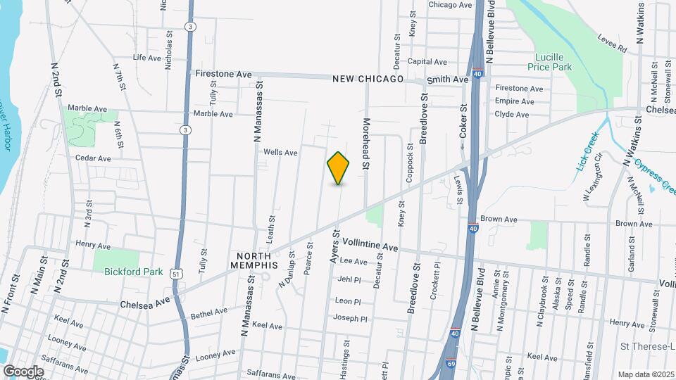 1045 Ayers St Map and Location Details