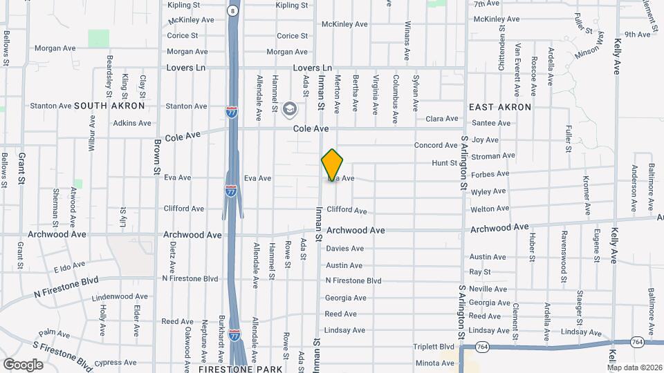 1054 Merton Ave Map and Location Details