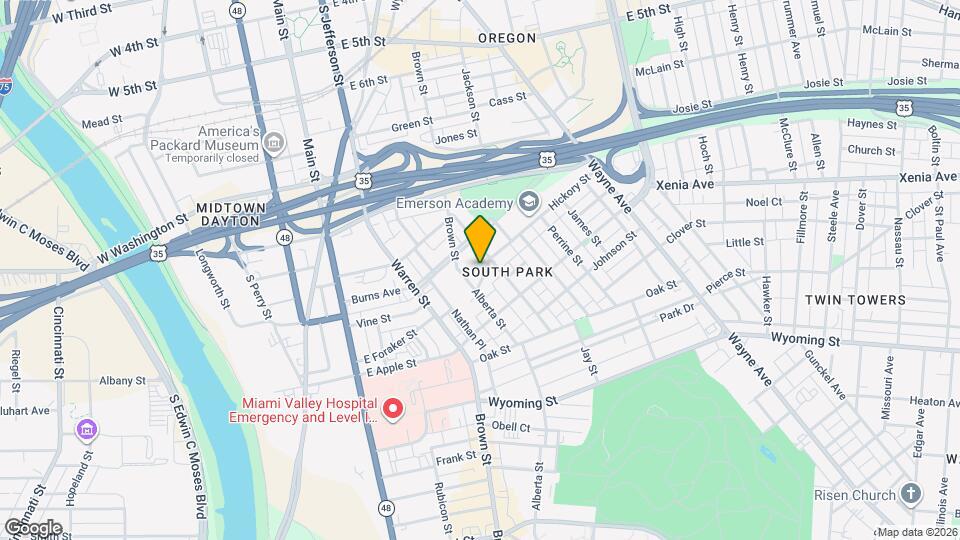 221 Hickory St Map and Location Details