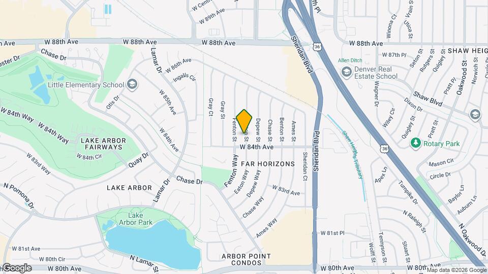 8427 Eaton St Map and Location Details