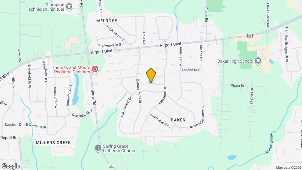 9521 Ashwood Dr Map and Location Details