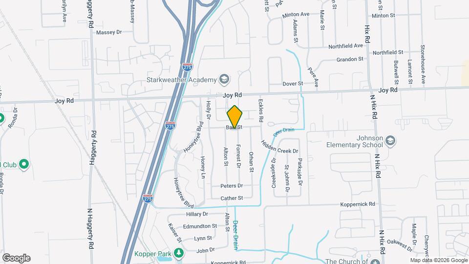 8485 Forrest Dr Map and Location Details