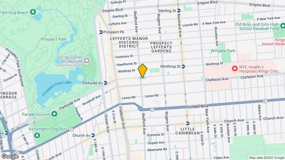 2015 Bedford Ave Map and Location Details
