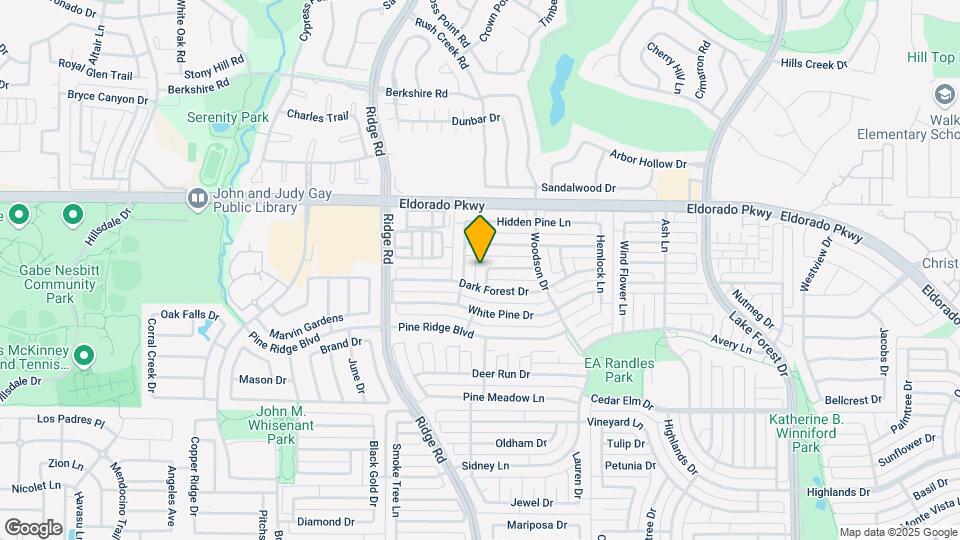 3104 Cedardale Dr Map and Location Details