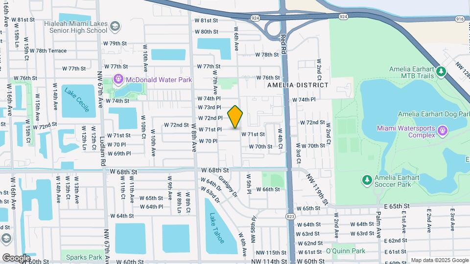 630 W 71st Pl, Unit A1 Map and Location Details
