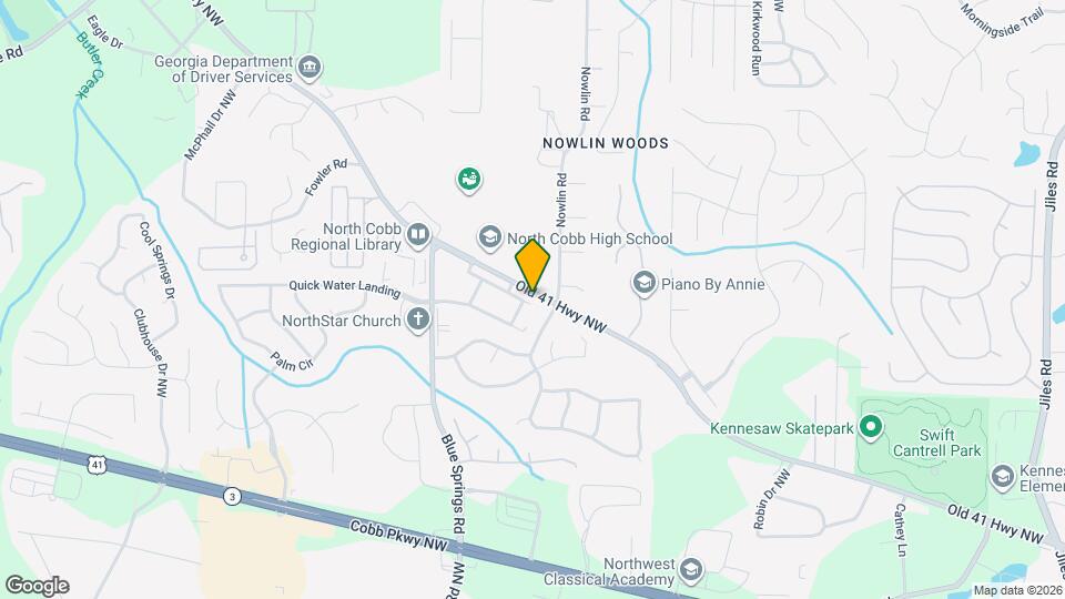 3502 Clear Creek Crossing NW Map and Location Details