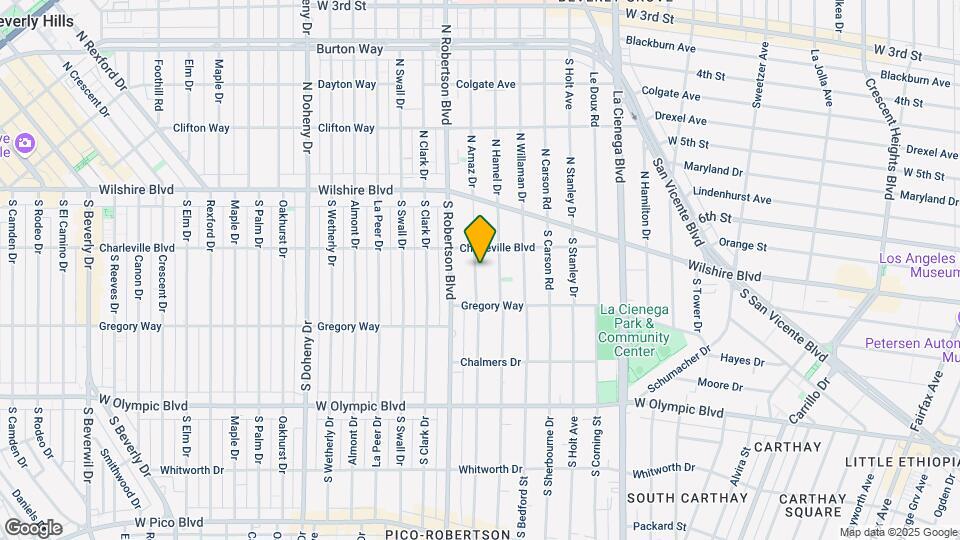 210 S Arnaz Dr Mapa y Detalles de la Ubicación
